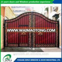 Low price&High quality iron pipe gate design from china online shopping