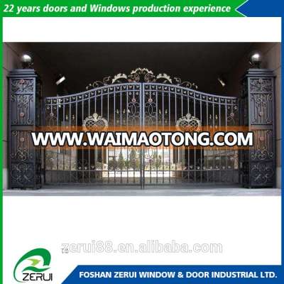 Main gate for villas iron pipe gate design innovative products for sale