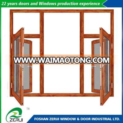 Foshan high quality broken bridge aluminium alloy casement window