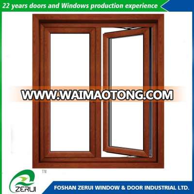 China professional manufacturer broken bridge aluminium alloy casement window