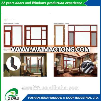 Soundproof double glazing aluminum casement window new inventions in china