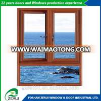 Clear glass aluminum casement window new product launch in china