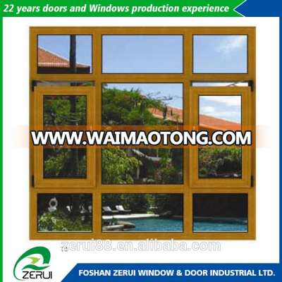 Upvc aluminum casement window from chinese wholesaler