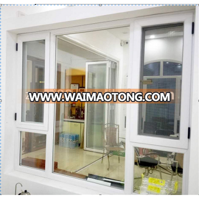 2017 latest window grill design aluminum alloy casement window